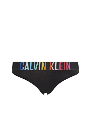 Calvin Klein Siyah - Çok Renkli Kadın Tanga 000QF7833E