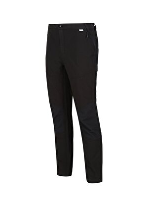 Regatta Siyah Erkek Regular Fit Outdoor Pantolonu RMJ290 Geo Softshell II 