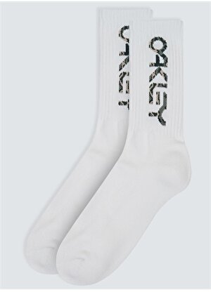 Oakley Erkek Beyaz Çorap FOS900277 B1B SOCKS 2.0 (3 PCS)   