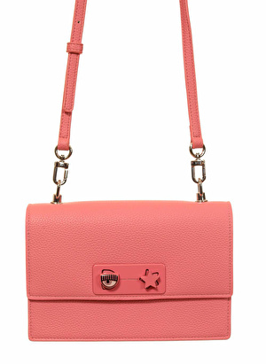 Chiara Ferragni Pembe Kadın 22x14x4,5 Omuz Çantası 75SB4BE8ZS529428