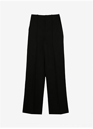 Sisley Siyah Kadın Geniş Paça Yüksek Belli Pantolon 4ZY7LF03L  
