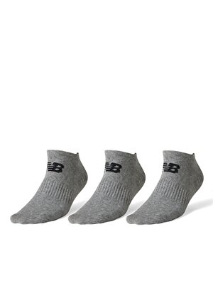 New Balance Gri Unisex 3lü Çorap ANS3202-AG-NB Lifestyle Socks  