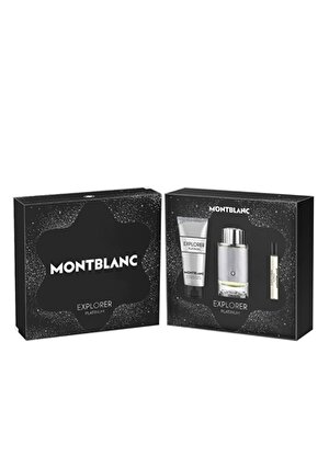 Montblanc Explorer Platinum Edp 100 ml Parfüm Set