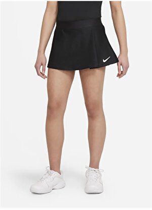 Nike Siyah - Gri - Gümüş Kız Çocuk Tenis Eteği CV7575-010