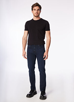 Fabrika Normal Bel Normal Paça Slim Fit İndigo Erkek Denim Pantolon F4SM-PNT 03