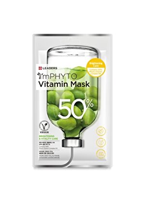 Leaders Imphyto Vitamin İçerikli Aydınlatıcı Vegan Maske