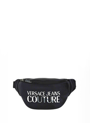 Versace Jeans Couture Siyah - Gümüş Erkek 29x15x7 cm Bel Çantası 75YA4B71 