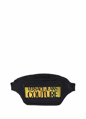 Versace Jeans Couture Siyah - Altın Erkek 35x15x9 cm Bel Çantası 75YA4B98 