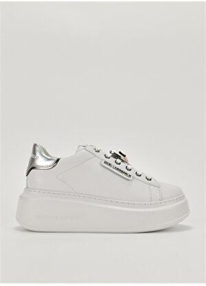 KARL LAGERFELD Beyaz Kadın Deri Sneaker KL63576K01S 