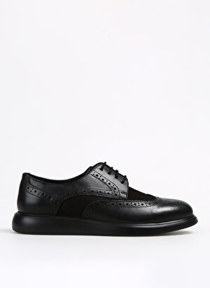 Fabrika Comfort Siyah Erkek Klasik Ayakkabı IVORY-NEW  