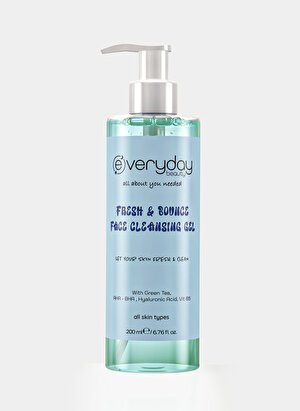 Everyday Beauty Fresh & Bounce Nemlendirici ve Ferahlatıcı Yüz Temizleme Jeli 200 ml