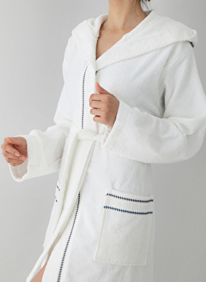 Cotton Mania Beyaz Unisex Bornoz PROFUNDO ROBE CLOUD 3