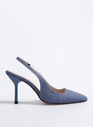 Fabrika Mavi Kadın Topuklu Ayakkabı LINOS DENIM  