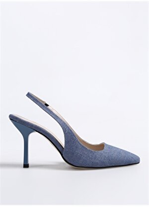 Fabrika Mavi Kadın Topuklu Ayakkabı LINOS DENIM  