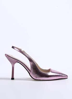 Fabrika Pembe Kadın Topuklu Ayakkabı LINOS  