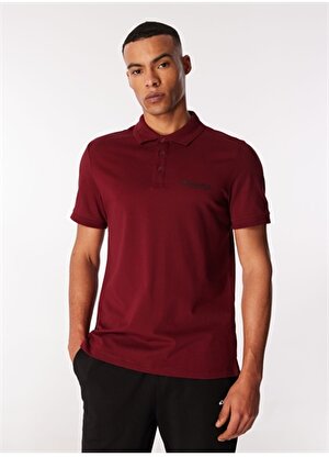 Discovery Expedition Bordo Erkek Relaxed Fit Polo T-Shirt D4SM-TST3248 