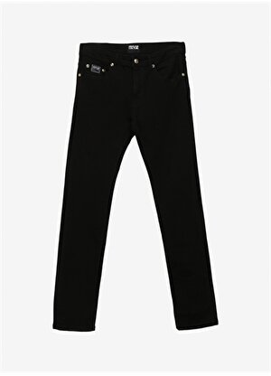 Versace Jeans Couture Normal Bel Normal Paça Slim Fit Siyah Erkek Denim Pantolon 75GAB5S0CDW00909