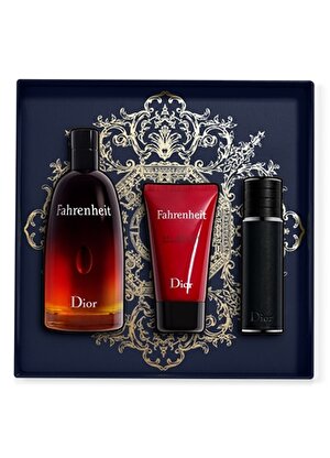 Christian Dior Homme Fahrenheit Edt 100 ml + Shower Gel 50 ml + Edt 10 ml Parfüm Seti