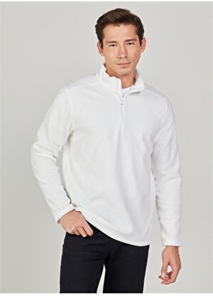 Altınyıldız Classics Beyaz Erkek Polar Sweatshirt 4A5221100016