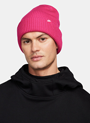 Nike Pembe Unisex Bere FB6526-615-U NK PEAK BEANIE SC FUT  