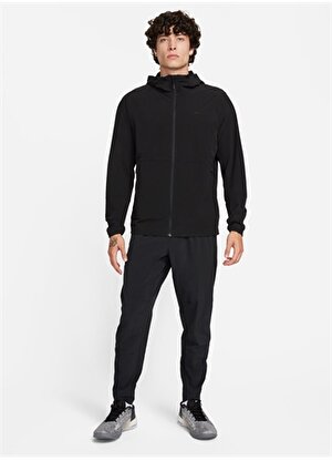 Nike Siyah Erkek Kapüşon Yaka Zip Ceket FB7551-010-M NK RPL UNLIMITED JKT  