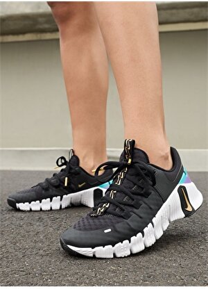 Nike Siyah - Gri - Gümüş Kadın Training Ayakkabısı FB7149-001-W FREE METCON 5 PRM   