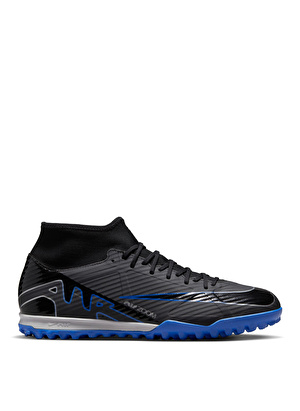 Nike Siyah - Gri - Gümüş Erkek Halı Saha Ayakkabısı DJ5629-040-ZOOM SUPERFLY 9 ACADEMY  