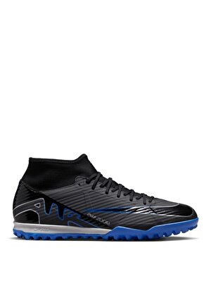 Nike Siyah - Gri - Gümüş Erkek Halı Saha Ayakkabısı DJ5629-040-ZOOM SUPERFLY 9 ACADEMY  