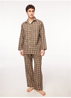 The Don Kahve - Haki Erkek Pijama Takımı TDNPJM001086