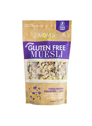 Mom's Natural Foods Glutensiz Muesli Çilek Blueberry Cranberry 300g