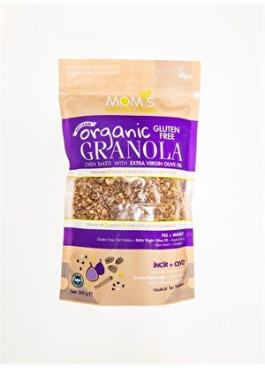 Mom's Natural Foods Organic Gluten-free Fig & Walnut Granola 300g