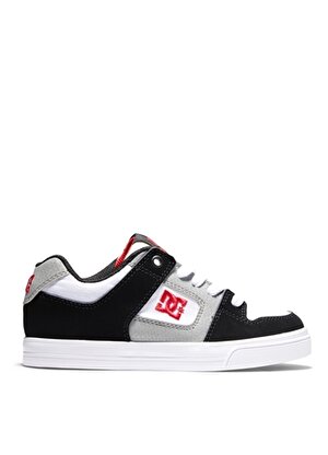 Dc Siyah - Beyaz - Kırmızı Erkek Çocuk Deri + Tekstil Yürüyüş Ayakkabısı ADBS300267 