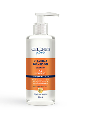 Celenes Sea Buckthorn Yüz Yıkama Jeli Yağlı/Karma Ciltler 250 ml