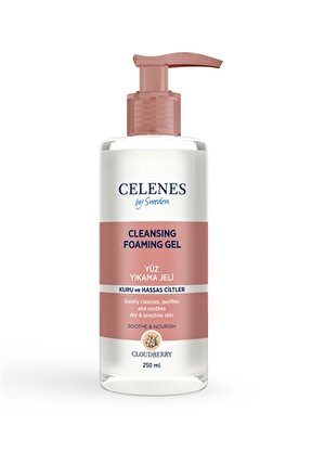 Celenes Cloudberry Yüz Yıkama Jeli Kuru/Hassas Ciltler 250 ml