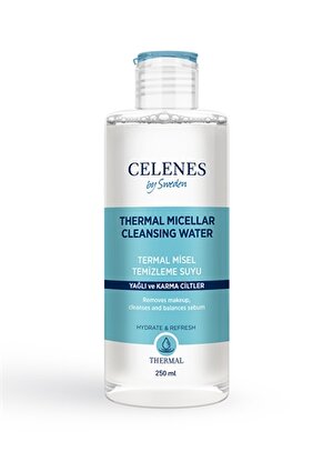 Celenes Thermal Misel Temizleme Suyu Yağlı/Karma Ciltler 250 ml