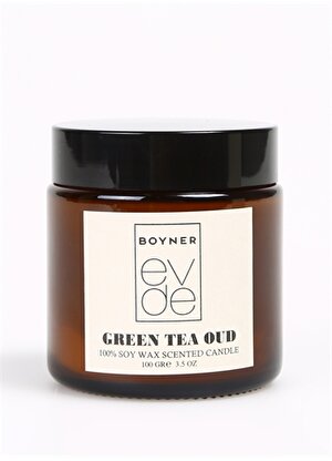 Boyner Evde Green Tea & Oud Kavanoz Mum