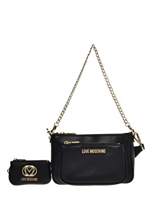 Love Moschino Siyah Kadın 17x23x7 cm Çapraz Çanta JC4088PP1HLN0000