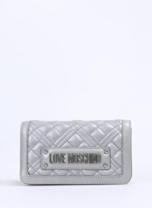 Love Moschino Gümüş Kadın 10x18x5 cm Çapraz Çanta JC5681PP0HLA090B 