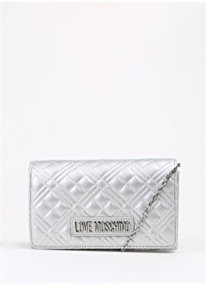 Love Moschino Gümüş Kadın 14x22x7 cm Çapraz Çanta JC4079PP1HLA0902 