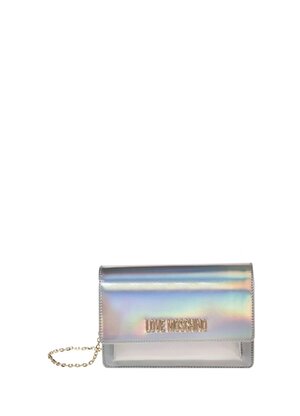 Love Moschino Gümüş Kadın 14x22x5 cm Çapraz Çanta JC4095PP1HLS0902