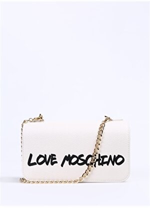 Love Moschino Beyaz Kadın 16x24x6 cm Omuz Çantası JC4254PP0HK1312A 