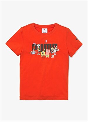 Puma Kırmızı Erkek Çocuk T-Shirt 
