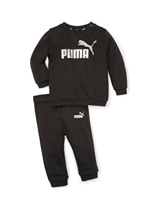 Puma Siyah Erkek Eşofman Takımı 67335301-Minicats ESS+ Crew Jogger