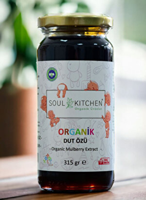 Soul Kitchen Organik Bebek Dut Özü 315gr (Soğuk Sıkım) (Şeker İlavesiz)
