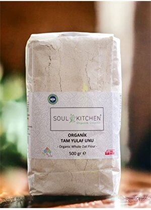 Soul Kitchen Organik Tam Yulaf Unu 500gr