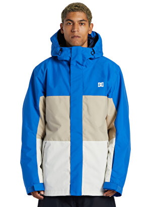 Dc Mavi Erkek Kapüşon Yaka Uzun Kayak Montu ADYTJ03063_DEFY JACKET 