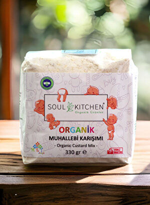 Soul Kitchen Organik Bebek Muhallebi Karışımı 330 gr 