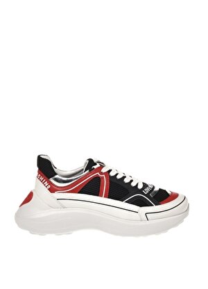 Love Moschino Siyah - Kırmızı Kadın Sneaker JA15016G1HIQ600A  