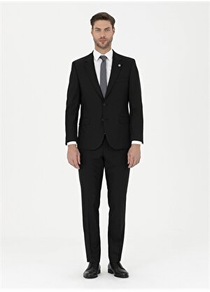 Pierre Cardin Normal Bel Slim Fit Siyah Erkek Takım Elbise S09017/ST