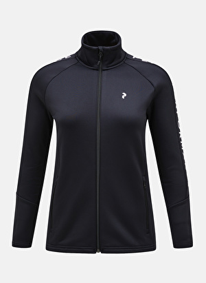 Peak Performance Siyah Kadın Dik Yaka Sweatshirt G79433020_W Rider Zip Jacket 